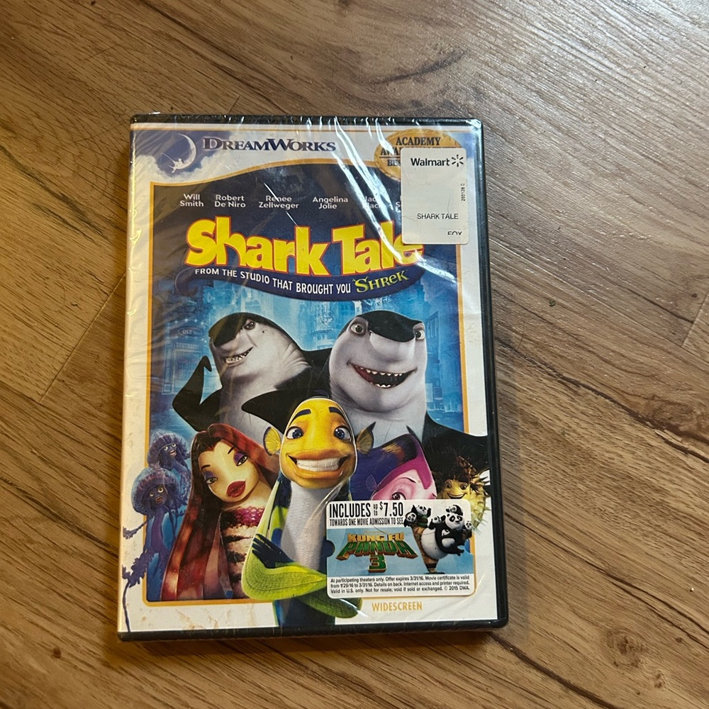 Dreamworks Shark Tale DVD with Colorful Cover